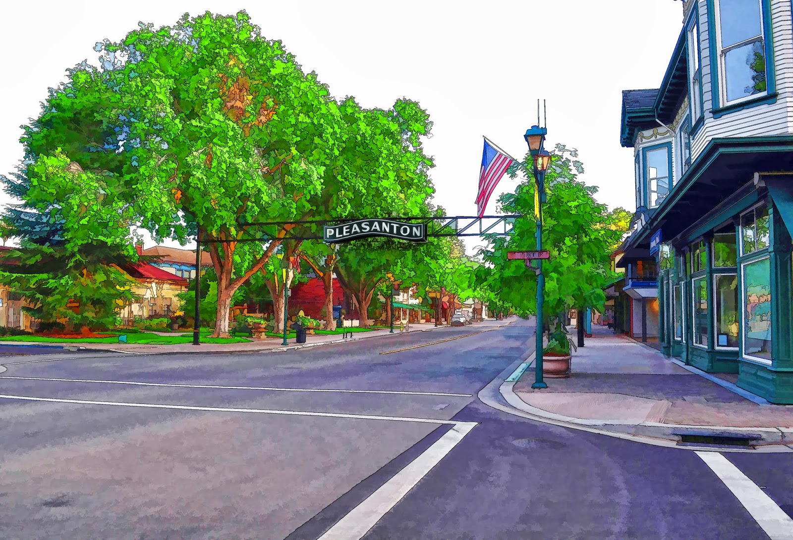 SimplyEvansPhotoArt BlogSite I Love Downtown Pleasanton, California