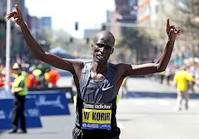 Boston Marathon Wesley Korir Won