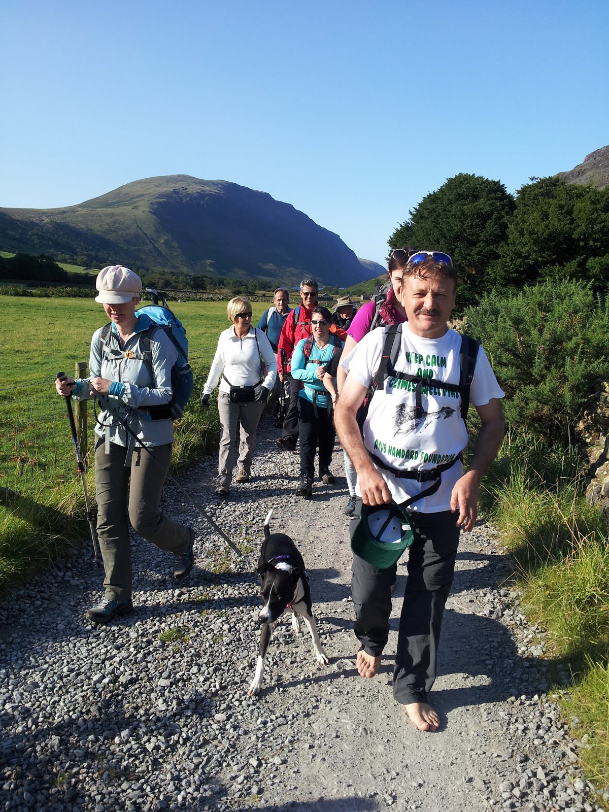 THANKS GOD I COULD ABLE TO COMPLETE MY BAREFOOT CHARITY WALK UP TO SCAFELL PIKE AND BACK