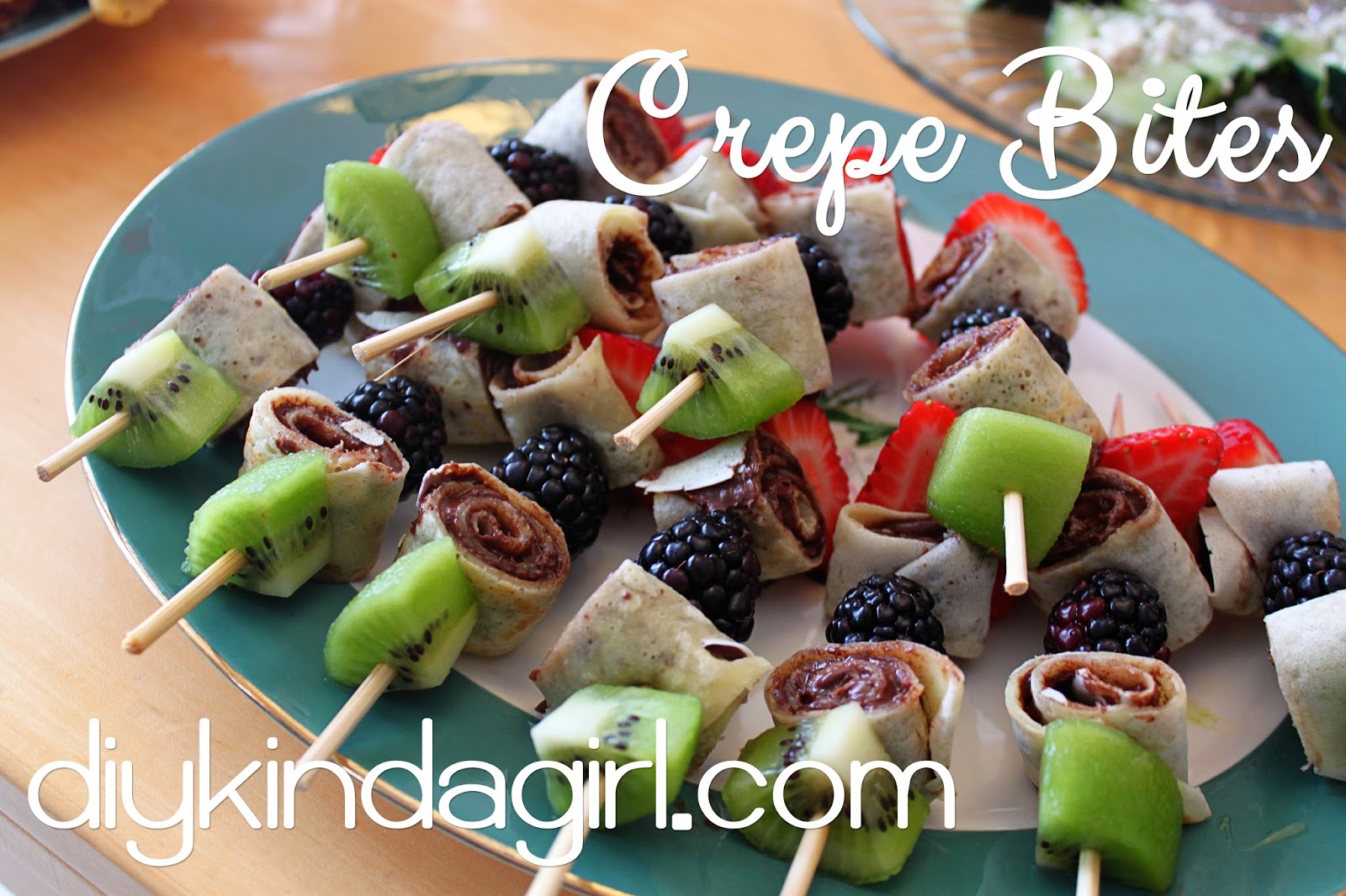 DIY kinda girl DIY Food Edition Crepe Bites