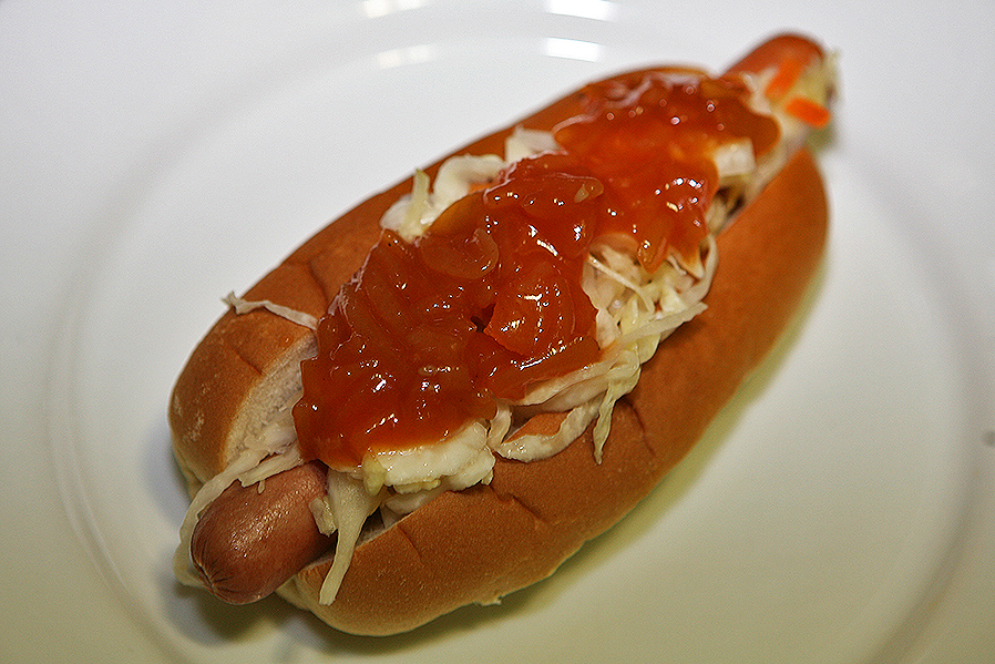 The Shit I Eat HomeMade Dirty Water Hot Dog with Russian Sauerkraut