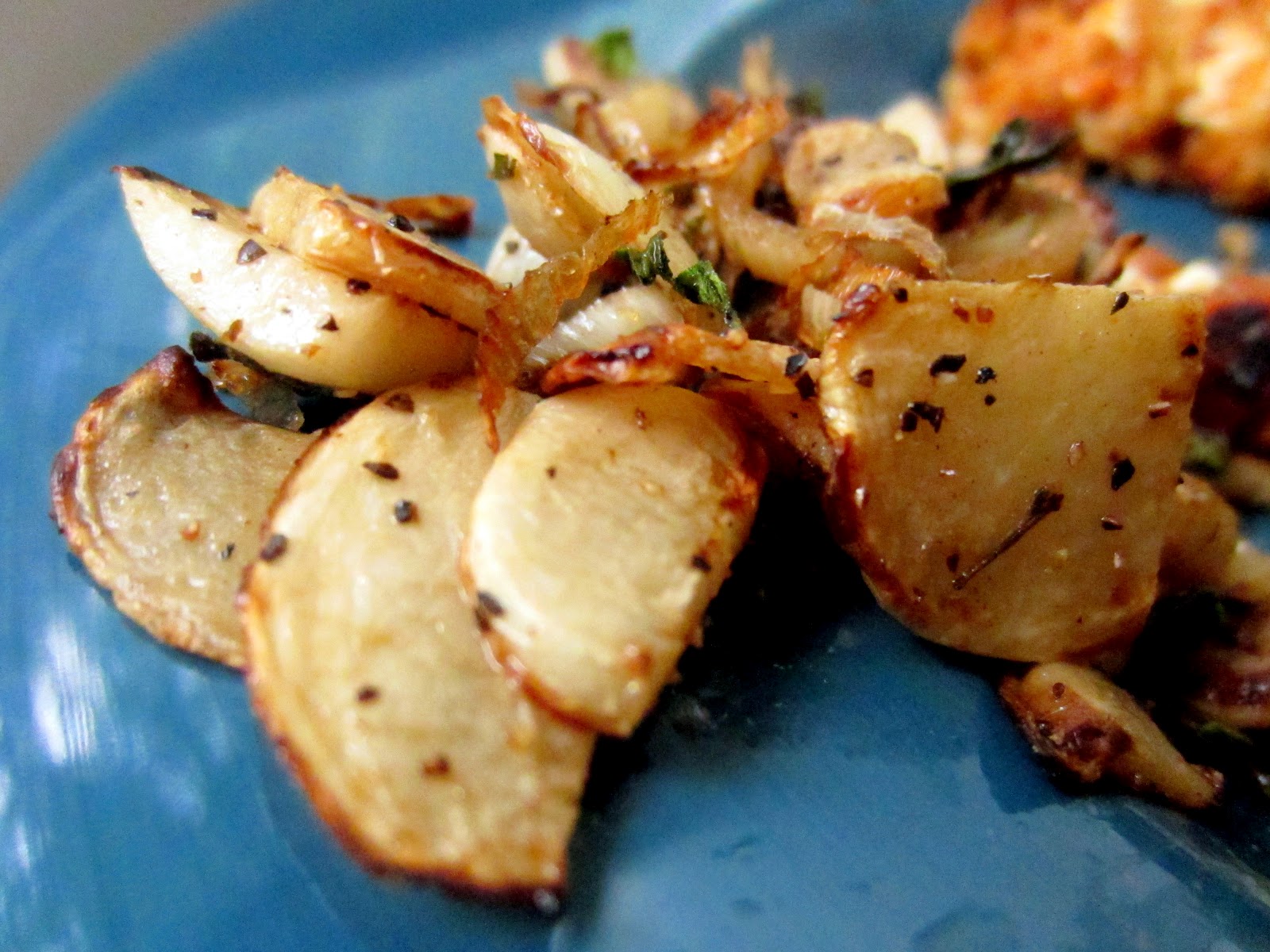This Glutenfree Life Sauteed Hakurei Turnips with Green Garlic