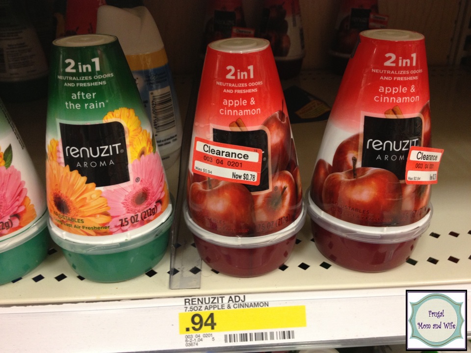 Frugal Mom and Wife B1G1 Free Renuzit Air Freshener at Target! 2 for