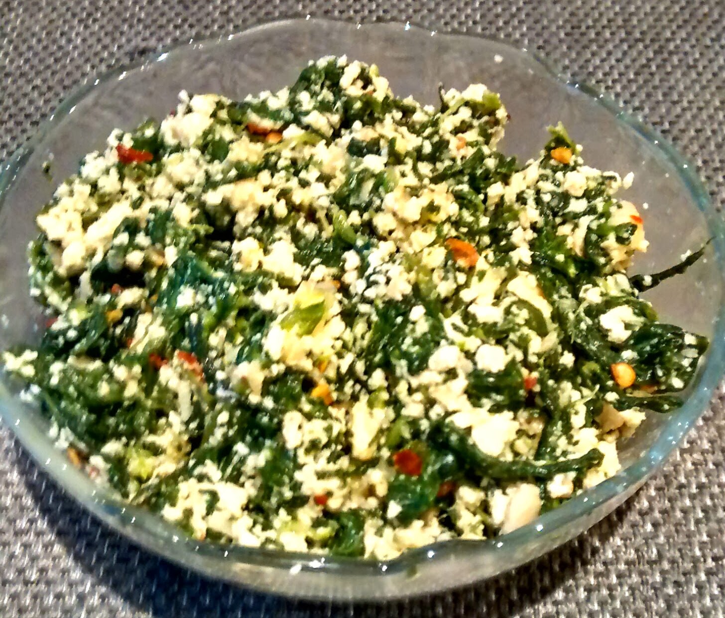 Cook with Priyanka Palak Paneer Bhurji (Scrambled spinach & cottage
