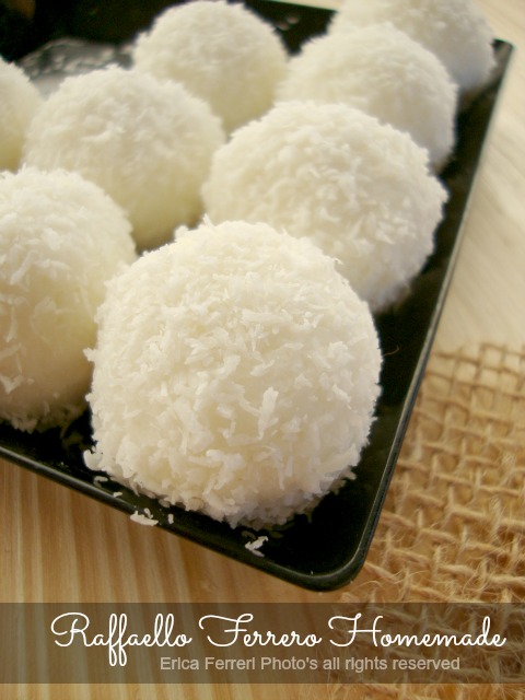 Ogni Riccio Un Pasticcio Blog Di Cucina Raffaello Ferrero Homemade Praline Di Ricotta E Cocco