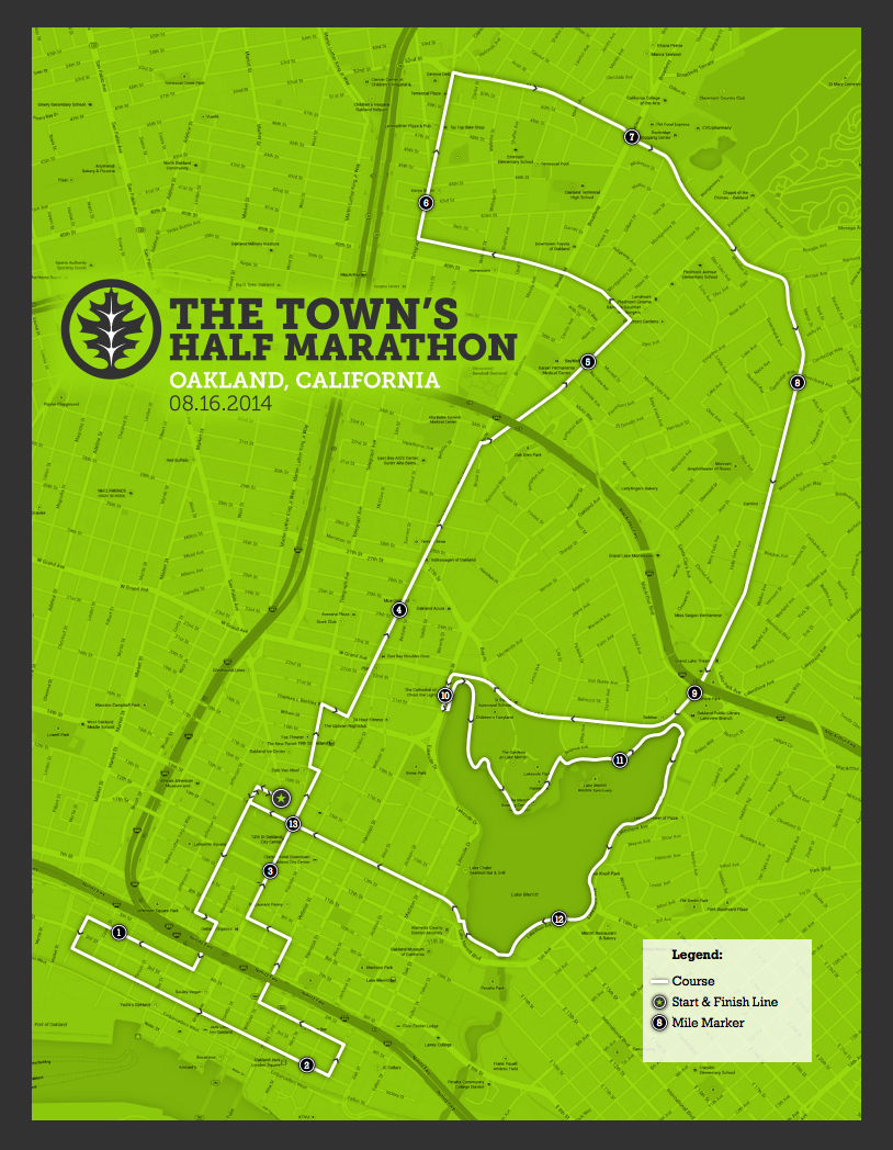 The Town's Half Marathon Race Entry Giveaway