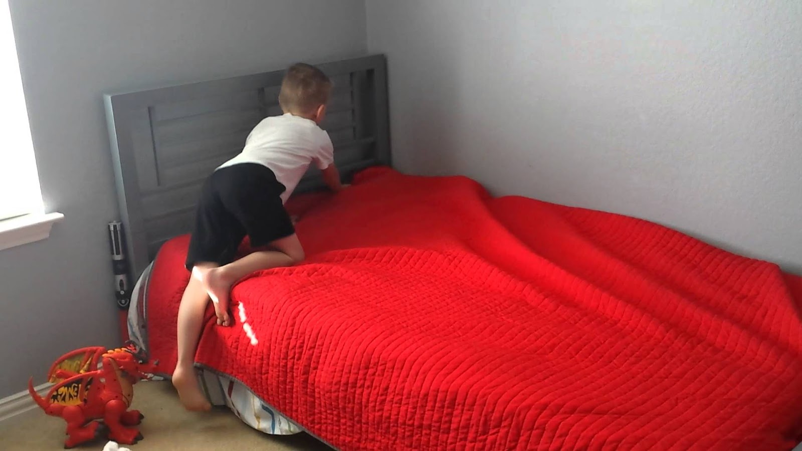 Playing myself bed