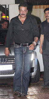 Sanjay Dutt,Malaika,Vivek & Other at Raj Kundra's birthday bash