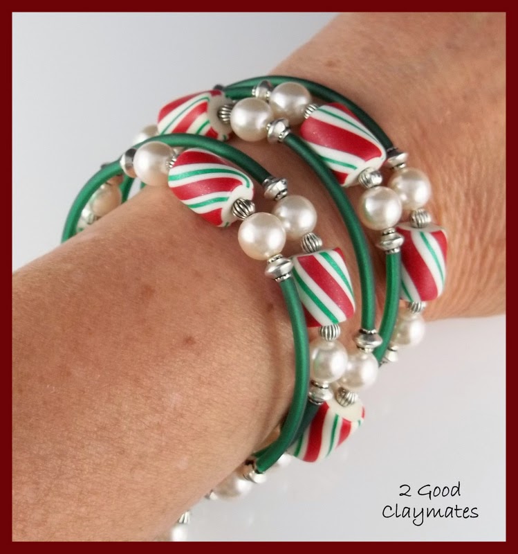 2 Good Claymates Memory Wire Bracelet Tutorial