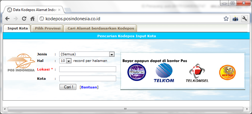 ANLOVSY FOREVER Cara Cek Kode Pos di Indonesia