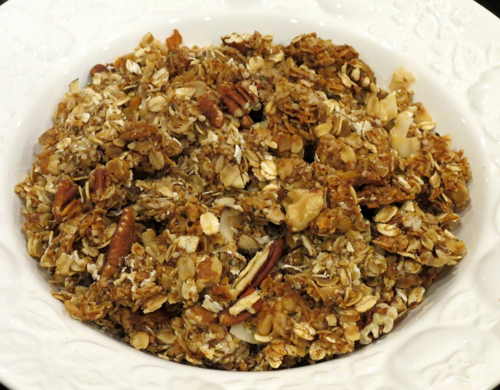 Baking And Boys! Jazzed Up Fruity Granola, Gluten Free Option, with