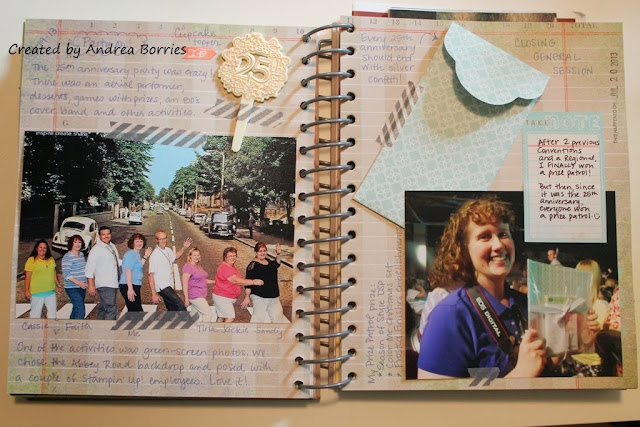 Samples of completed pages in my Summer 2013 This and That journal.