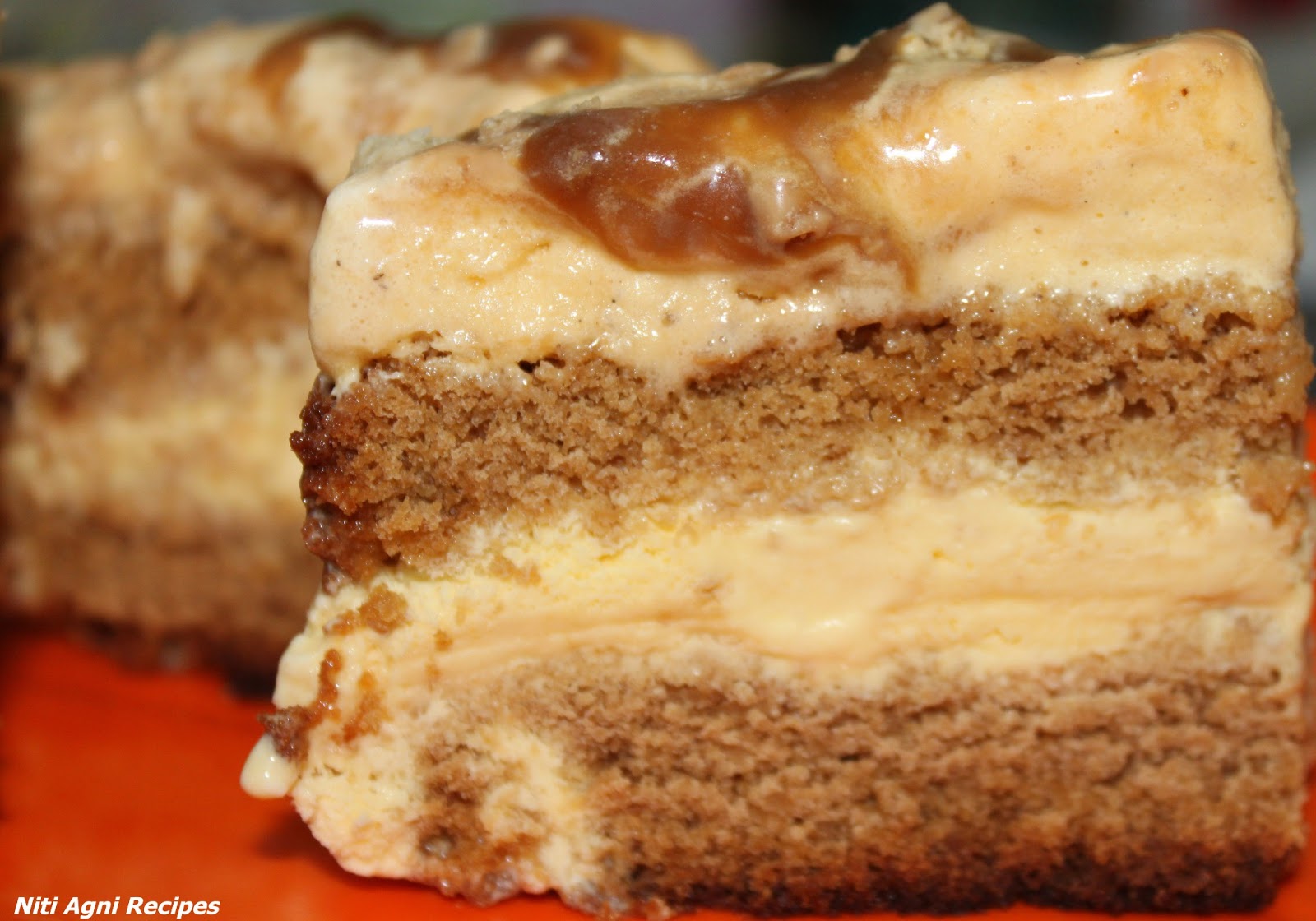 Niti Agni Recipes Butterscotch Ice Cream Cake