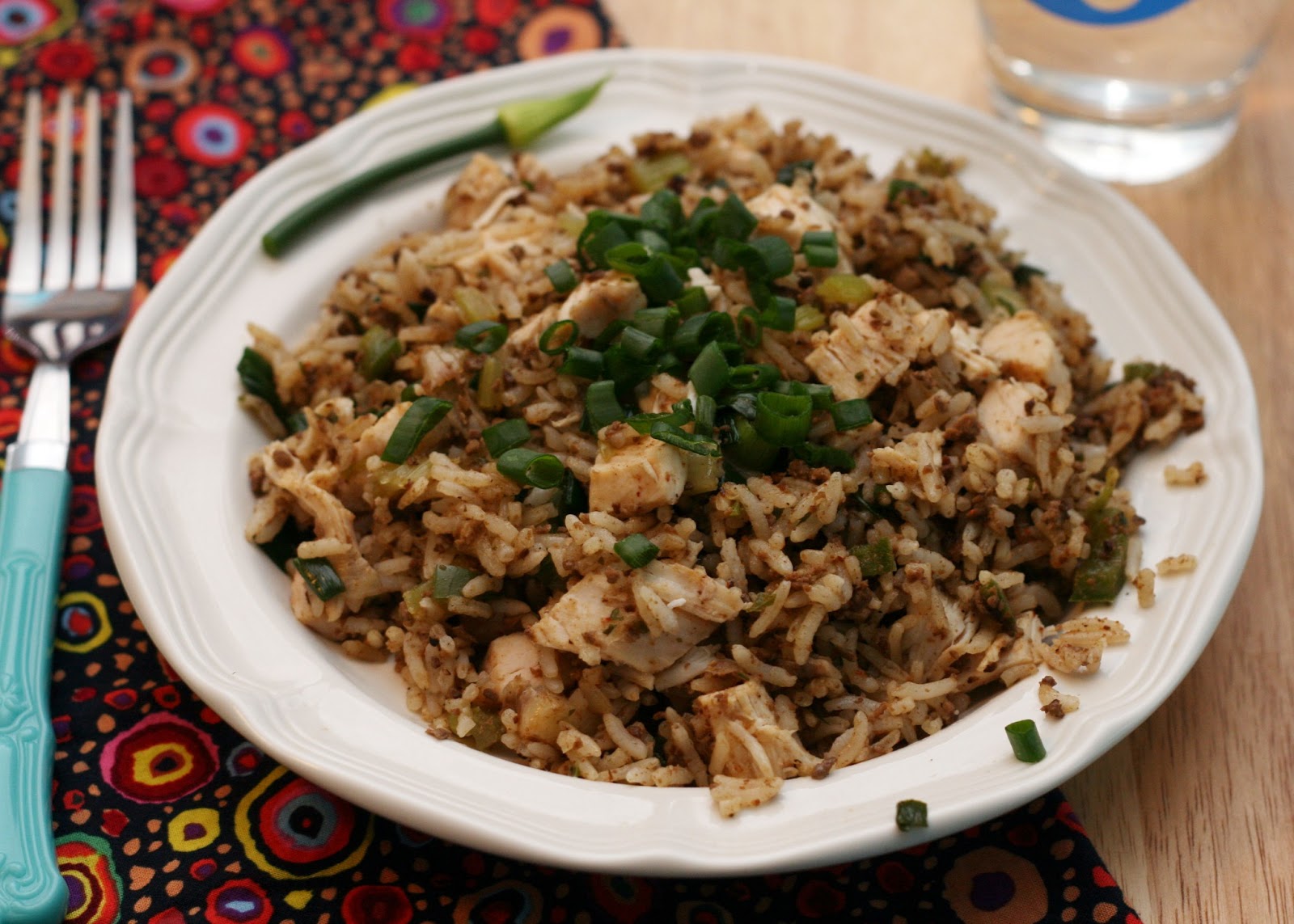 Recipes by Rachel Rappaport Chicken & Spring Onion Dirty Rice