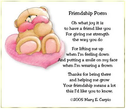 Poem friend to beautiful my 20 Famous