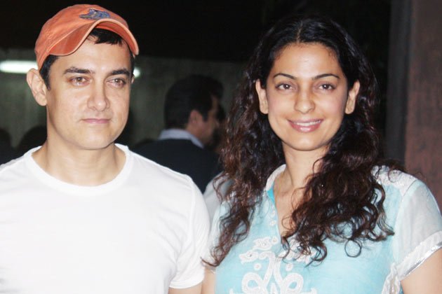 Aamir And Juhi