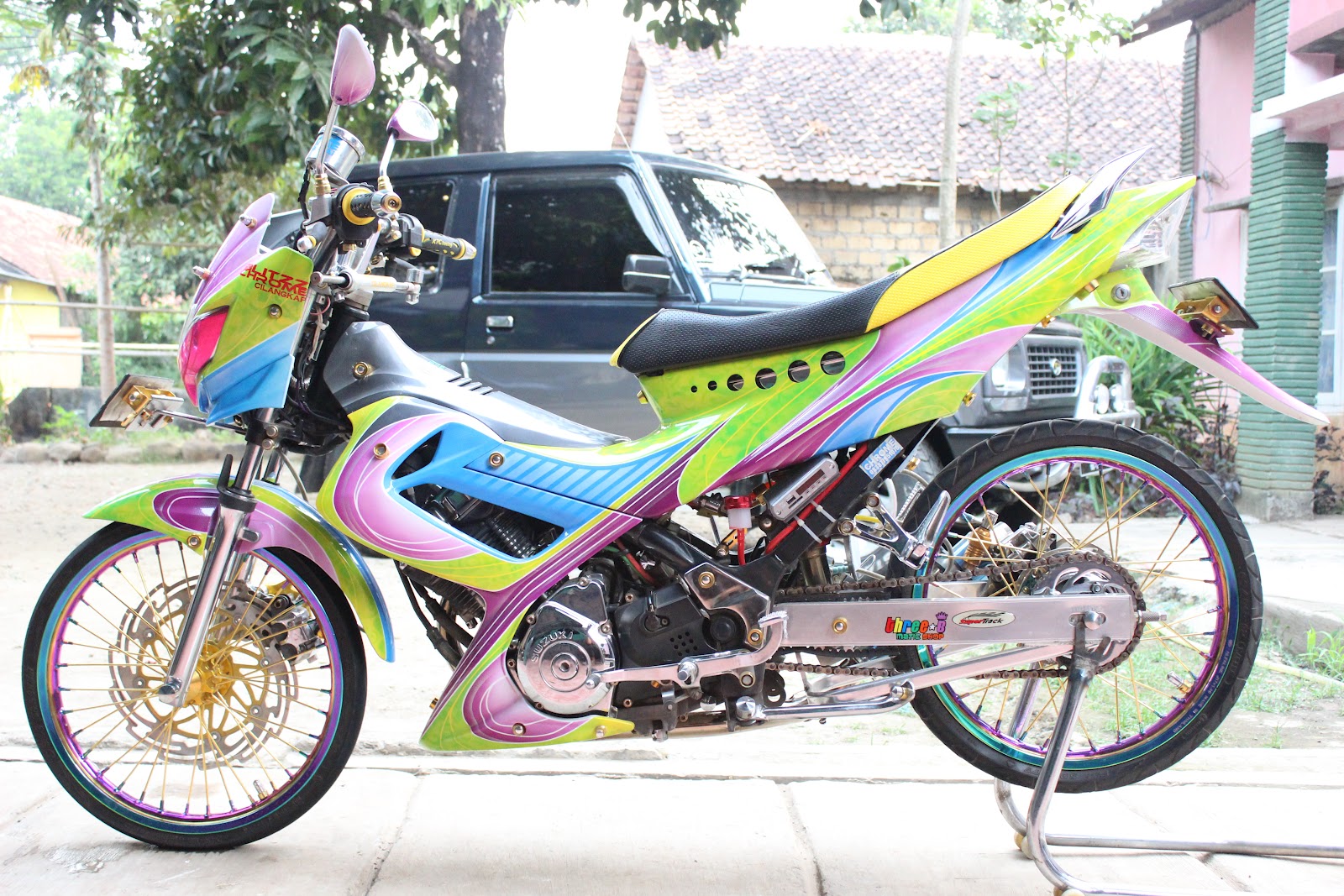 42 Photo Modifikasi Suzuki Satria FU Terbaru 150 Cc Campuran