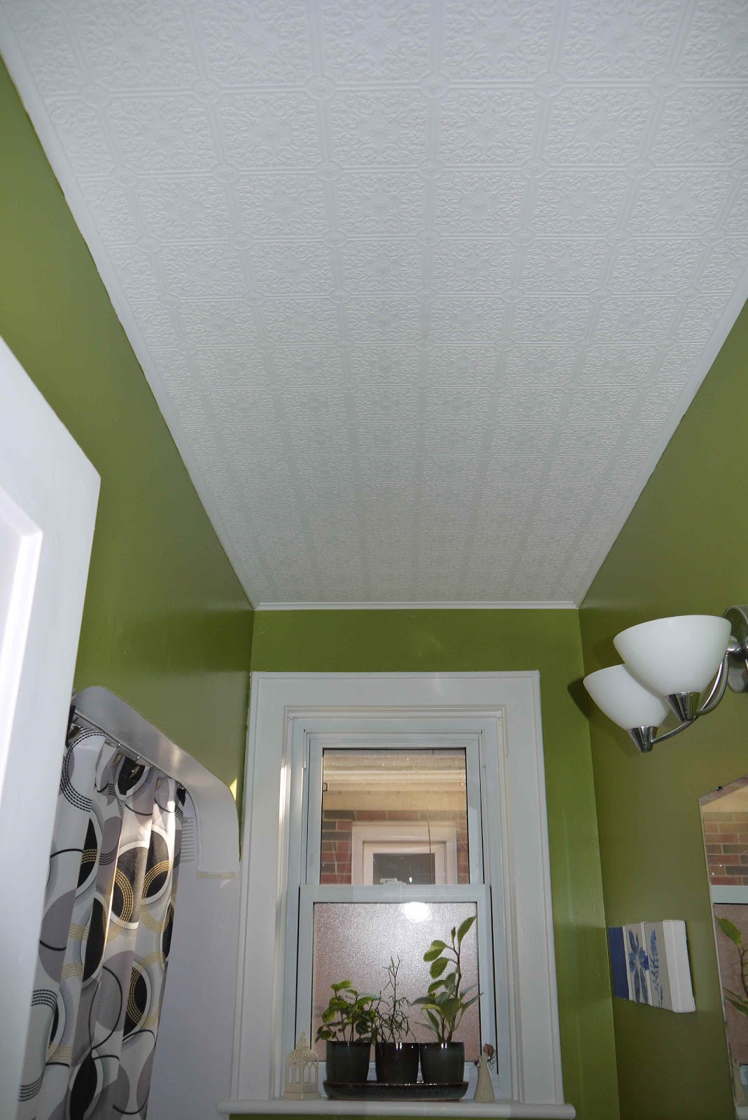 Rhubarb Diaries: Bathroom Ceiling Transformation