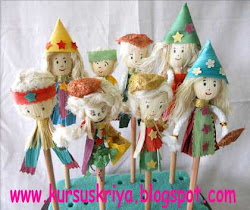 WORKSHOP BONEKA DARI KULIT JAGUNG UNTUK ANAK-ANAK RP.250.000,-.