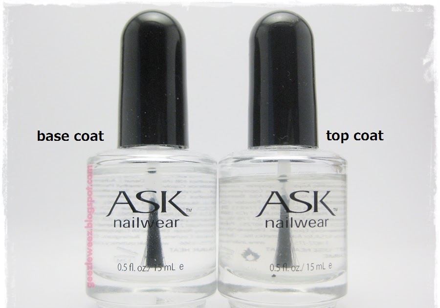 Magnificently Marisa The Difference Between Top Coat and Base Coat