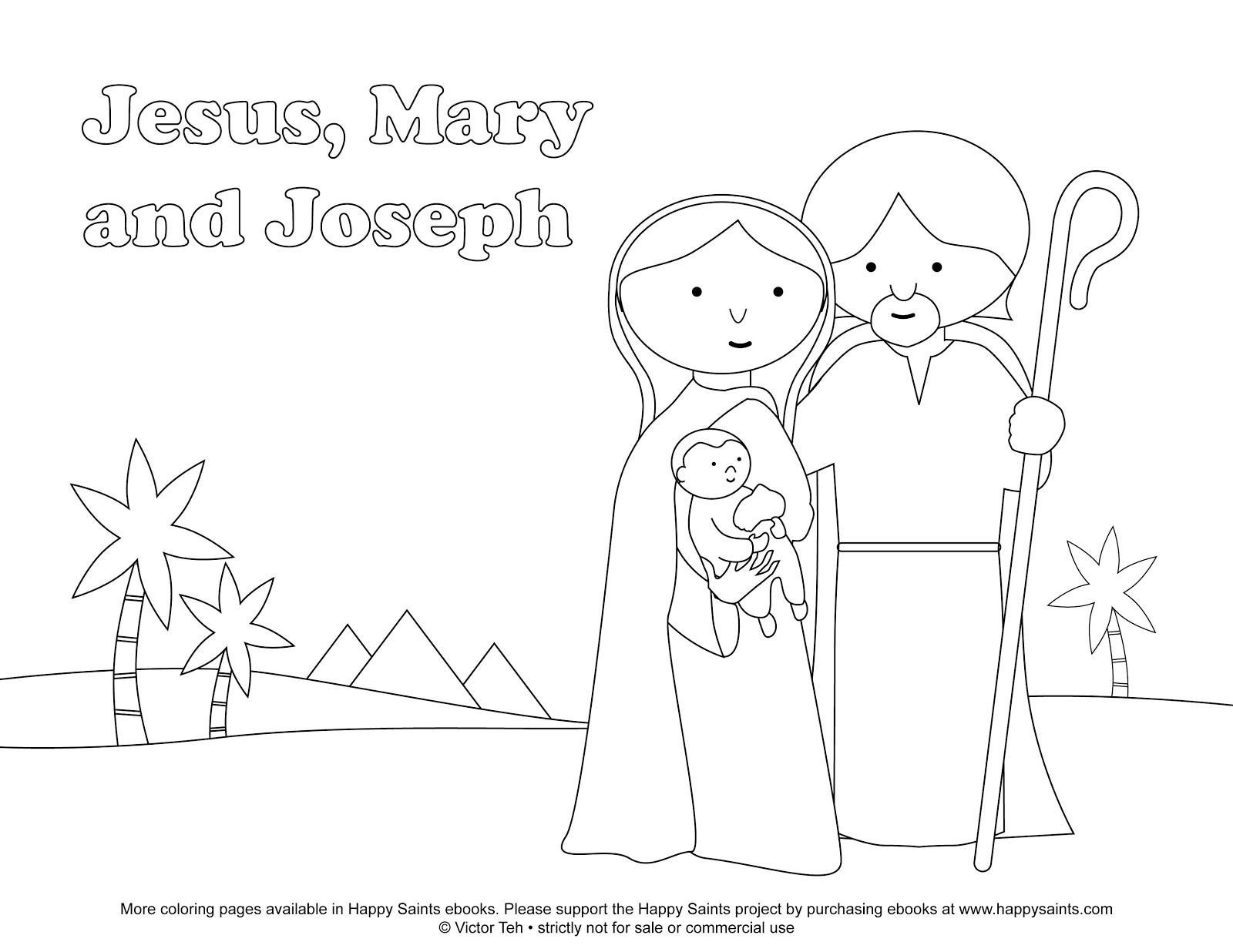 Coloring Page Of The Holy Family | free coloring pages of jesus mary and joseph Coloring Page Of The Holy Family | free coloring pages of jesus mary and joseph