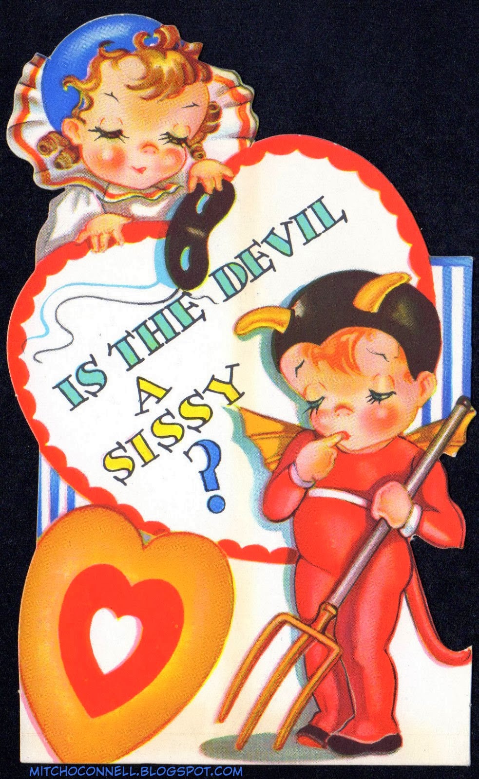 26 creepy, scary vintage valentine cards 50 Unintentionally Hilarious Vintage Valentine's Day Cards ~ vintage