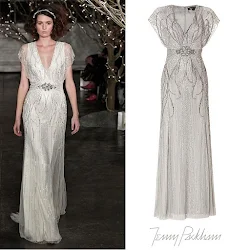 Princess Victoria Style JENNY PACKHAM Dress - YSL Sandals