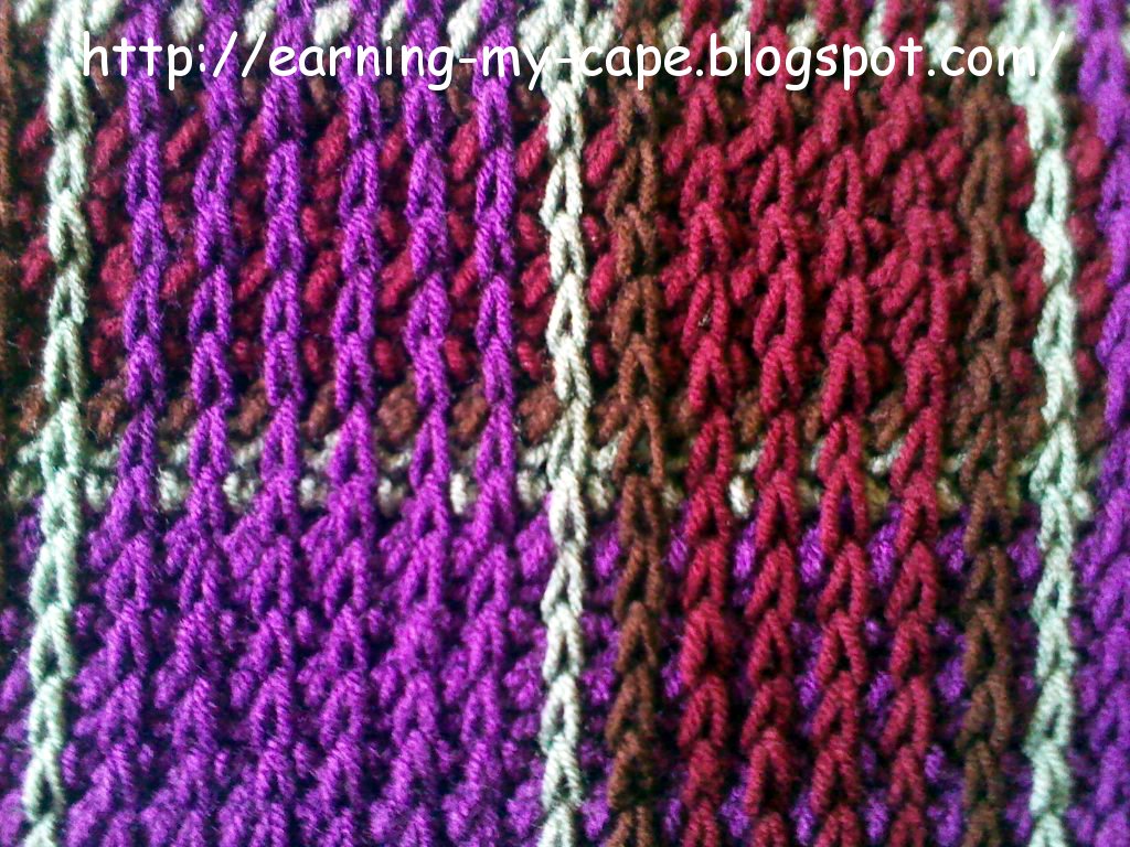 Oui Crochet Crochet Plaid Blanket {Free Crochet Pattern}