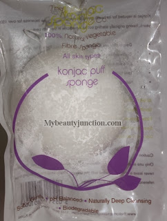 Konjac pure white sponge