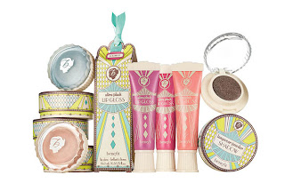 Benefit's 1920's style packaging make up range