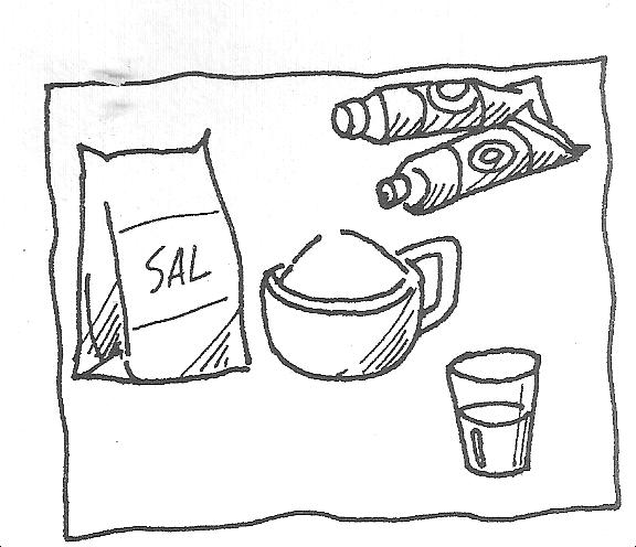 Dibujo de agua y sal para colorear - Imagui