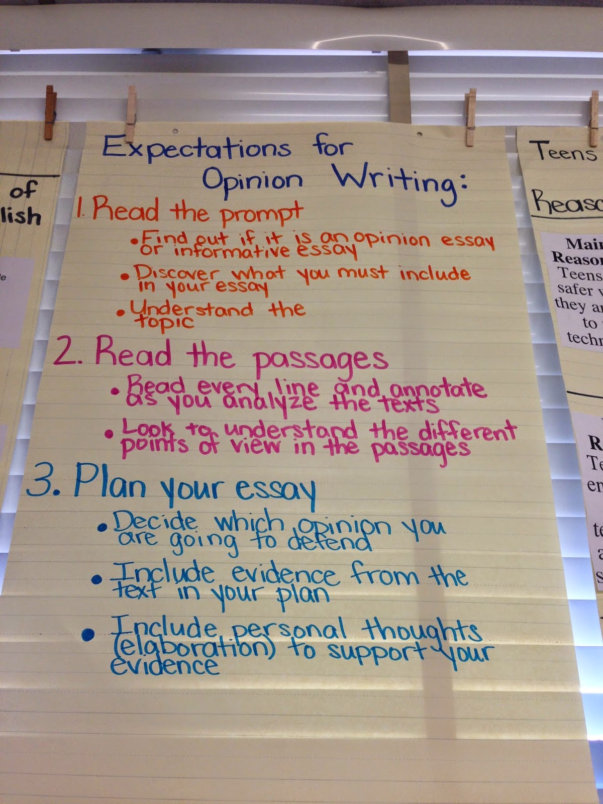 8th grade argumentative prompt picture