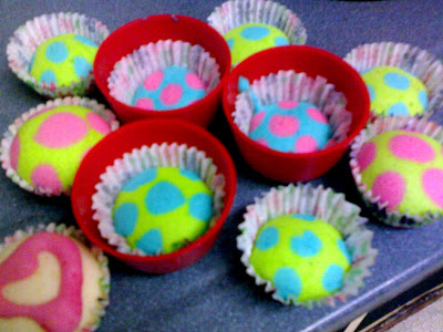 cara buat apam polkadot