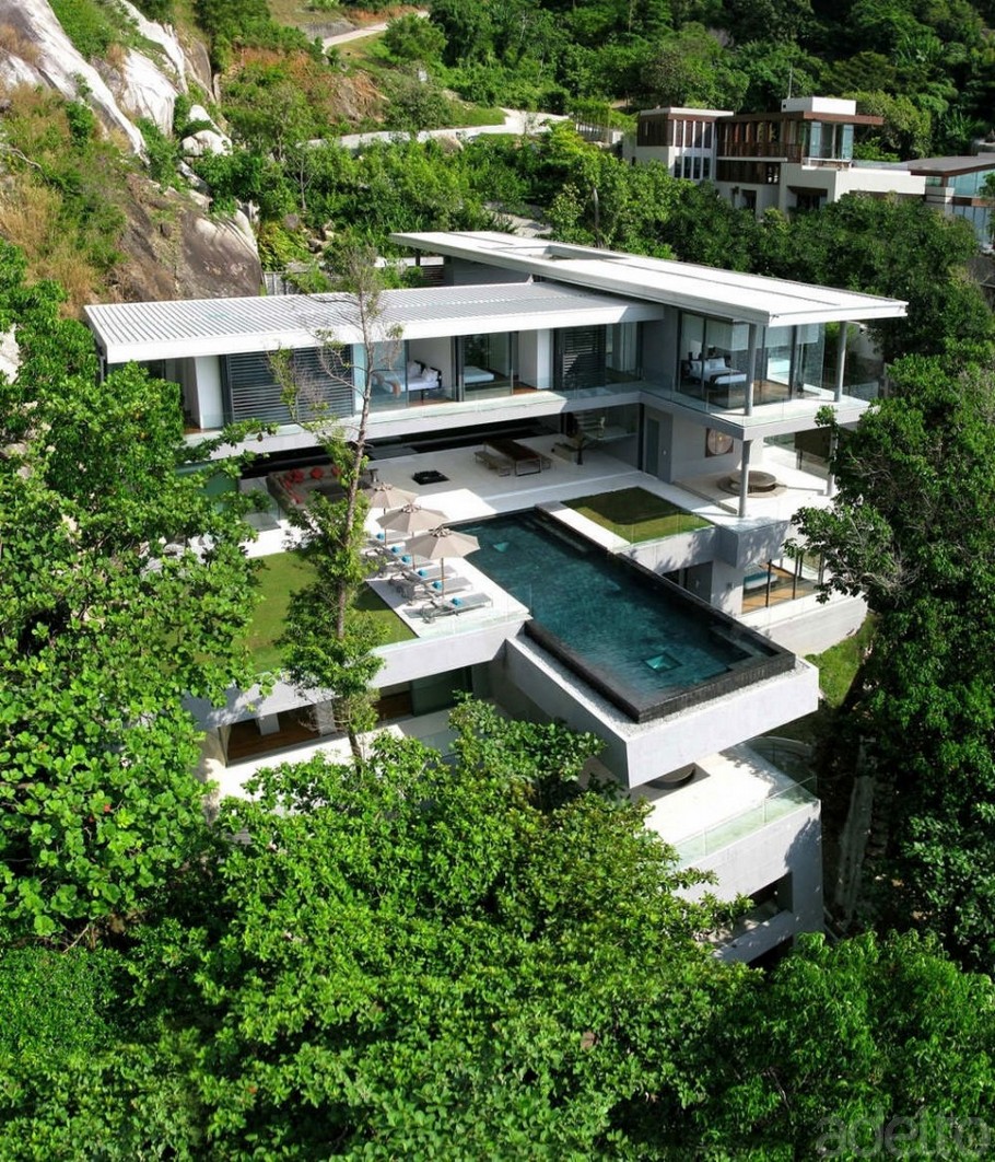 Amazing home breathtaking modern villa amanzi by original vision architects phuket thailand