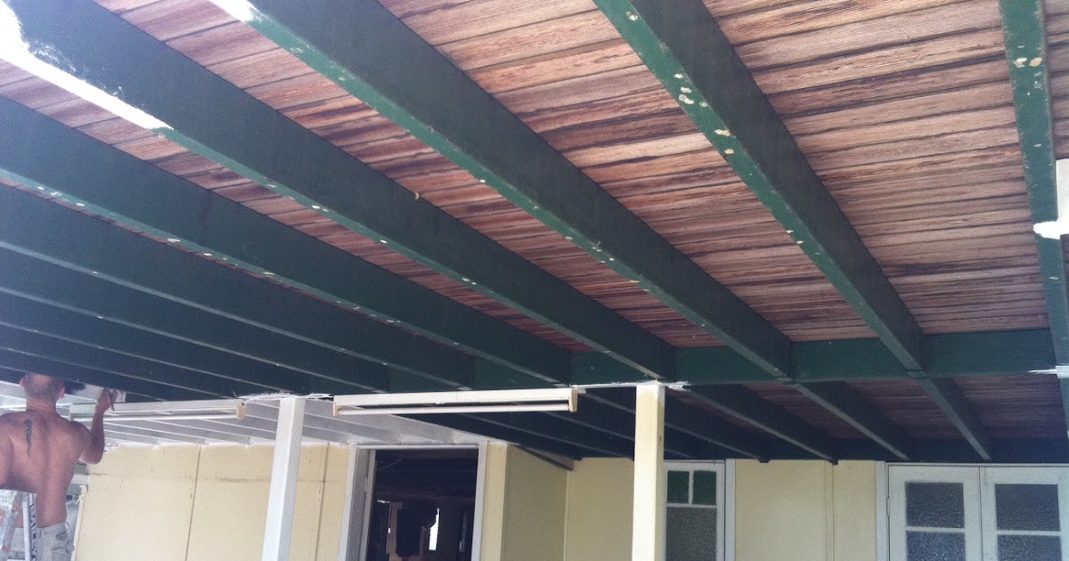 Fun and VJs Painting under the deck again