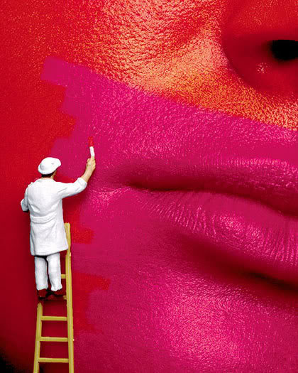 Painting Faces - Creative Photos