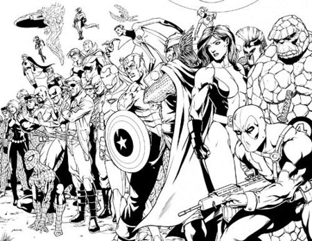 great avengers coloring pages