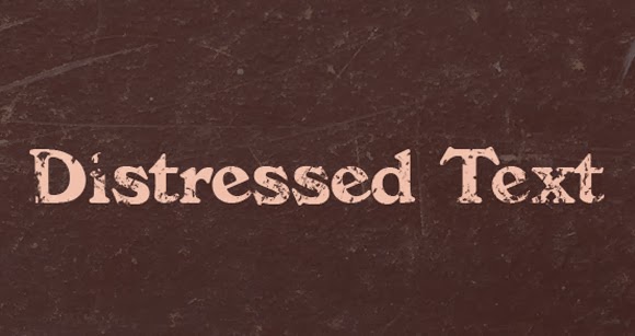 Distress Text in Seconds With PhotoShop Brushes Distress Text in Seconds With PhotoShop Brushes