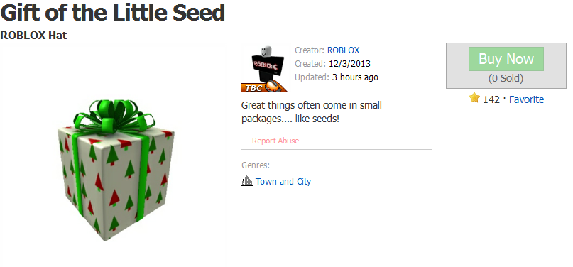 The Robloxian News Third Gift Released Gift Of The Little Seed