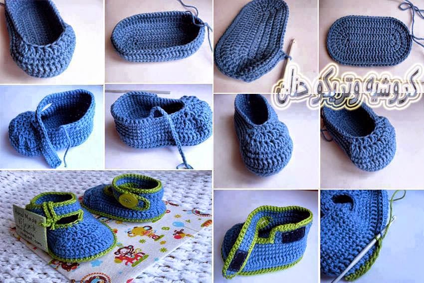 Crochet Faciles Paso A Paso Escarpines A Crochet Zapatitos Crochet - Main Image
