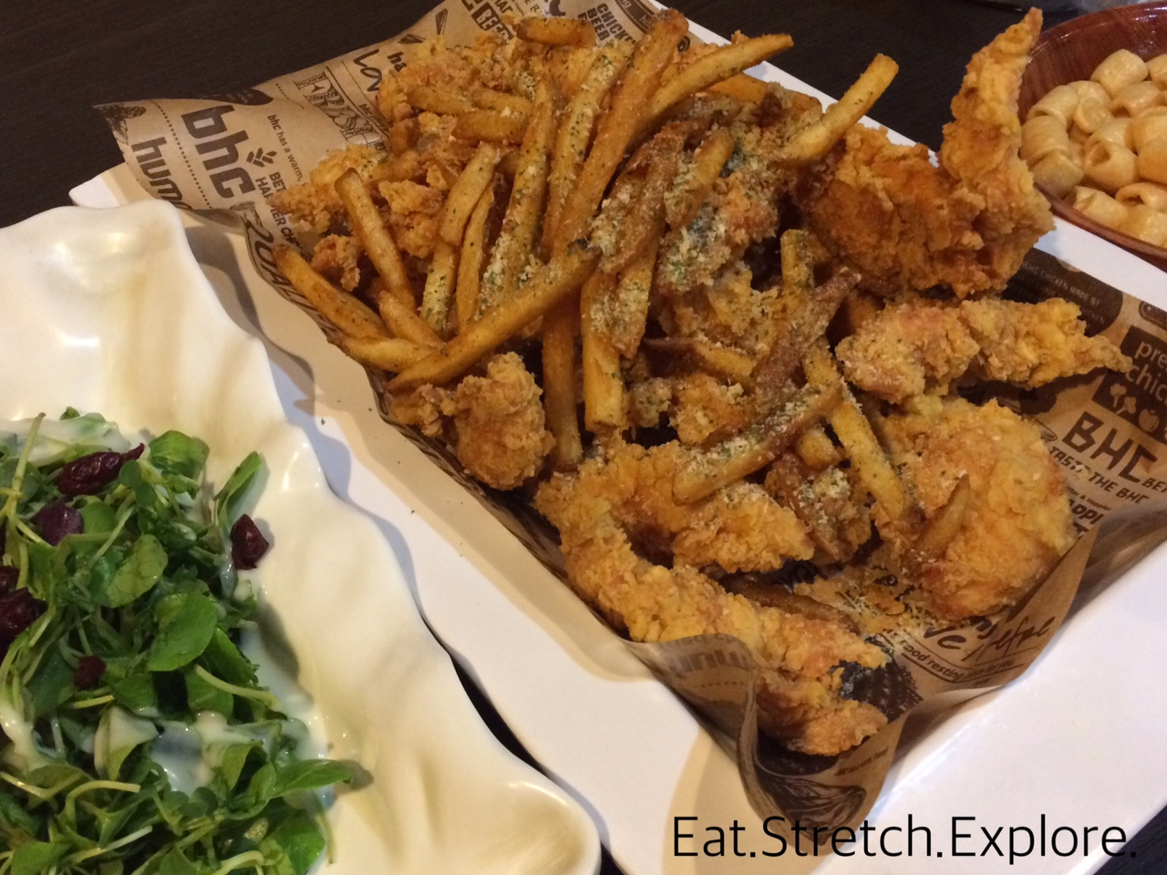 [Korea] BHC Chicken Premium Tenders (Premium tenders, Cajun fries, baby