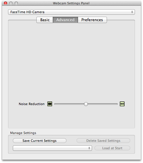 macbook pro camera settings