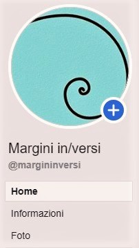 La pagina di Margini in/versi                https://www.facebook.com/margininversi/