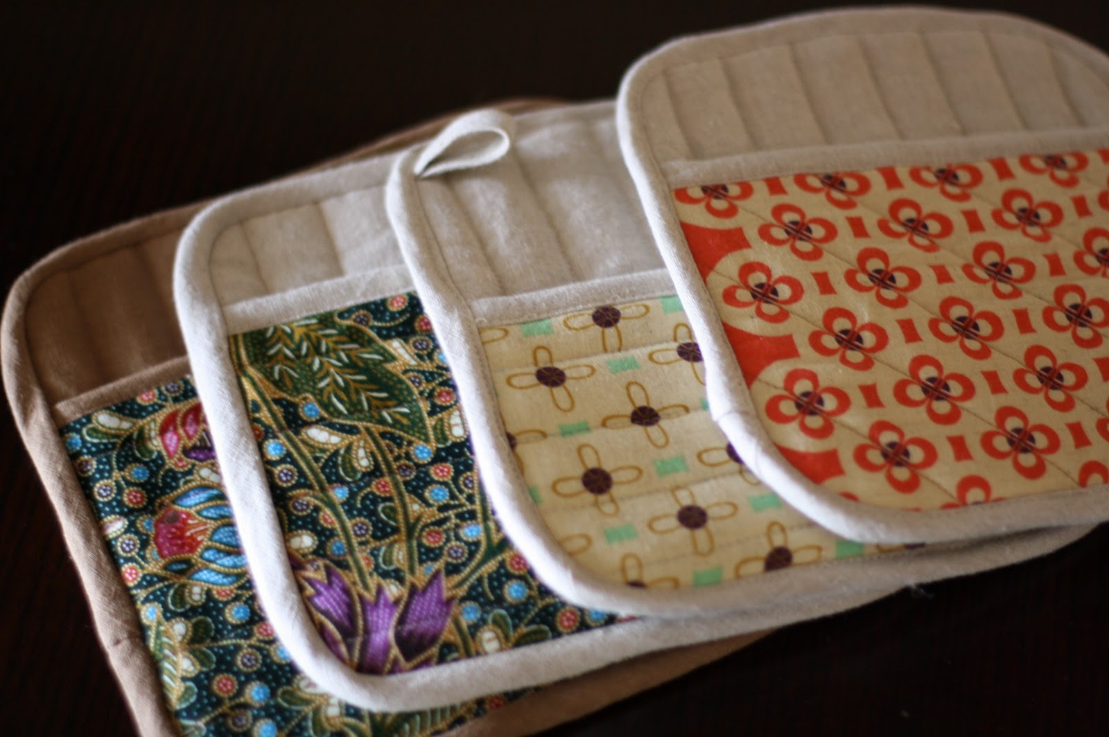 Stitched Together For the Kitchen Potholders and Oven Mitts