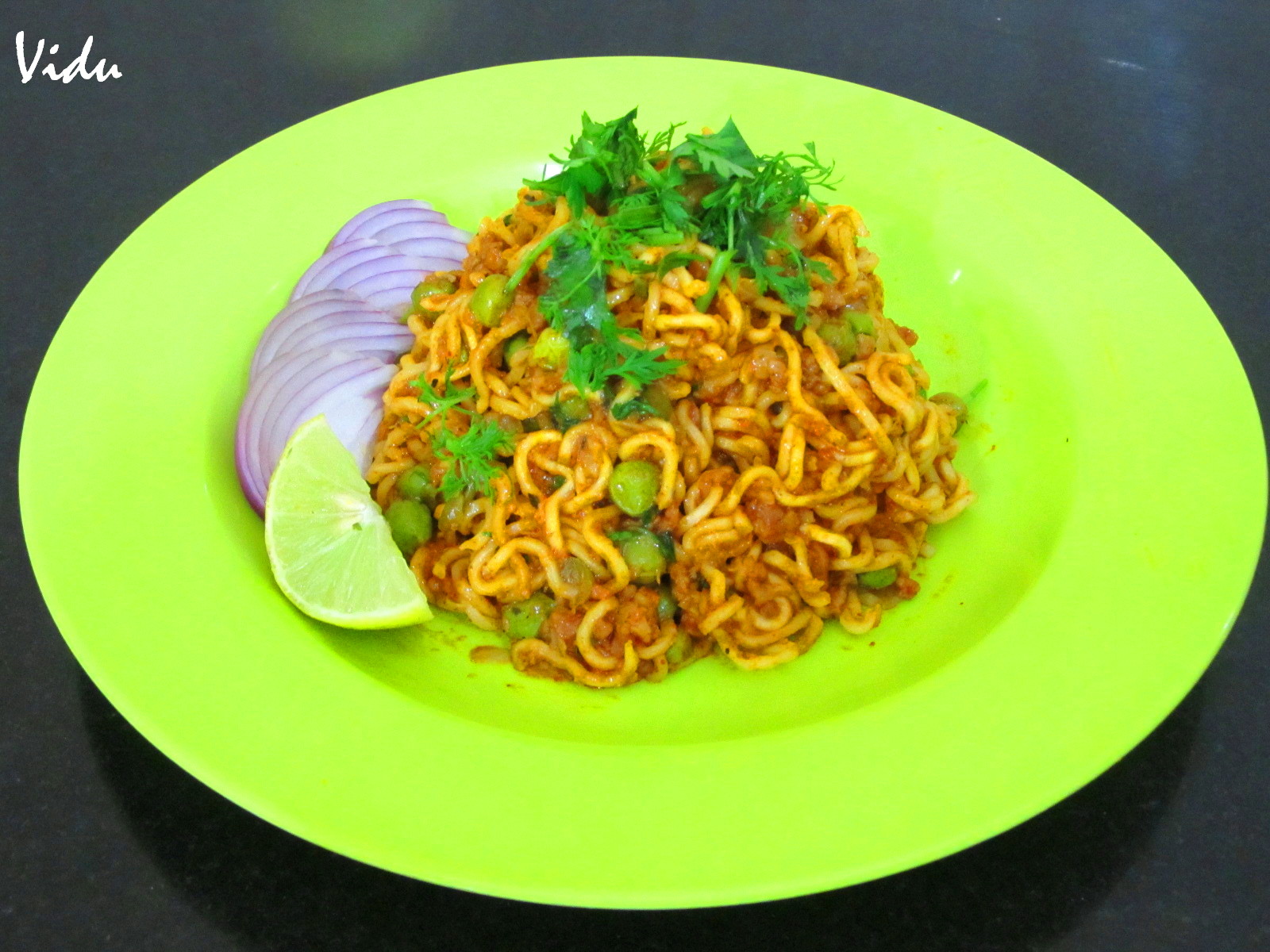 Vidyascooking Keema Mattar Maggi Noodles