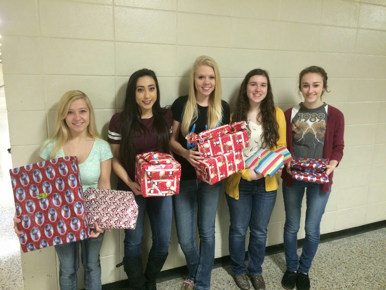 Sparta High School students and staff sponsored 62 children this