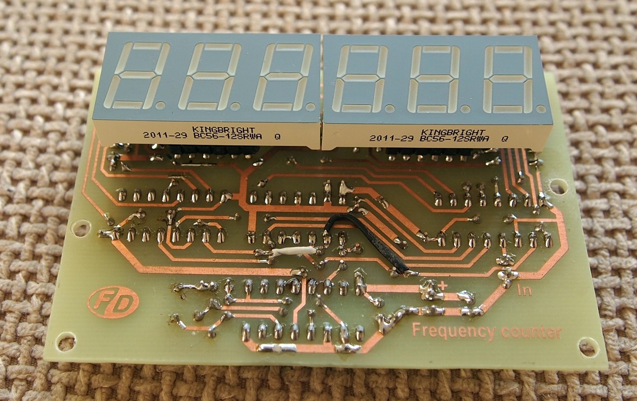 DIYfan Audio Oscillator with Frequency Counter