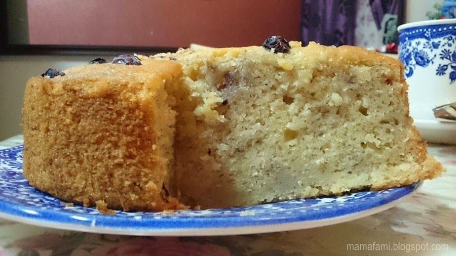 MamaFaMi's Spice n Splendour Buttermilk Banana Blueberry Bread (oven