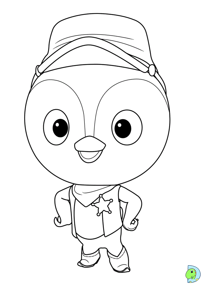 Dinokids - Desenhos para colorir: Desenhos de Callie no Oeste para colorir