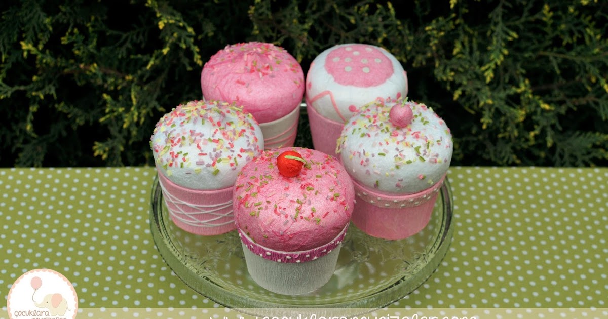 Çocuklara Mucizeler Cupcake Şeker Kutusu
